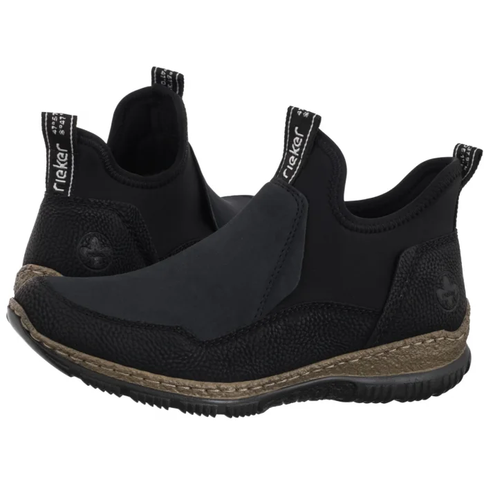 Botki Rieker Czarne N3275-00 Black – zdjęcie 1