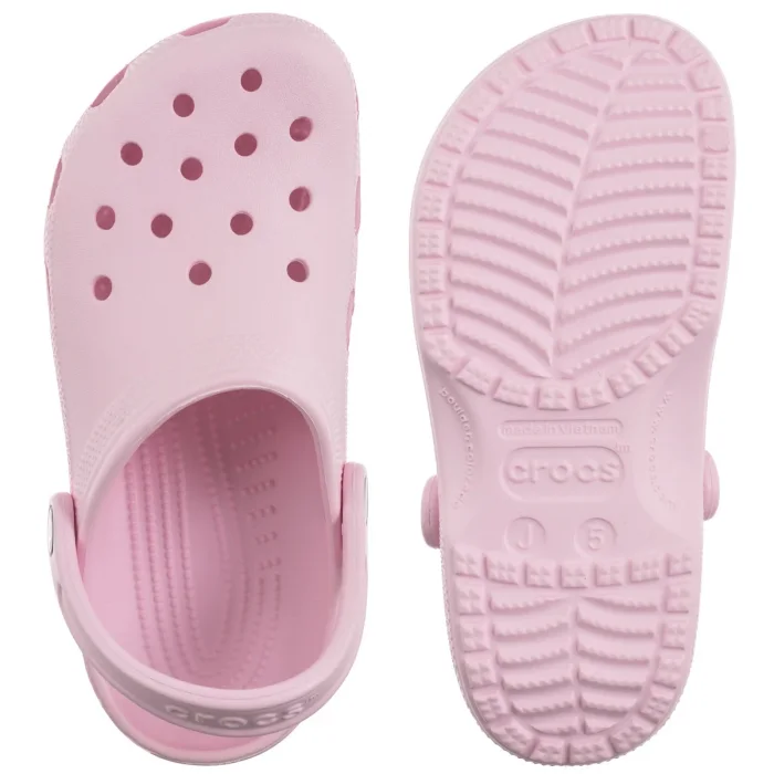 Klapki Crocs Classic Clog K Pink Milk 206991-6ZW – zdjęcie 5