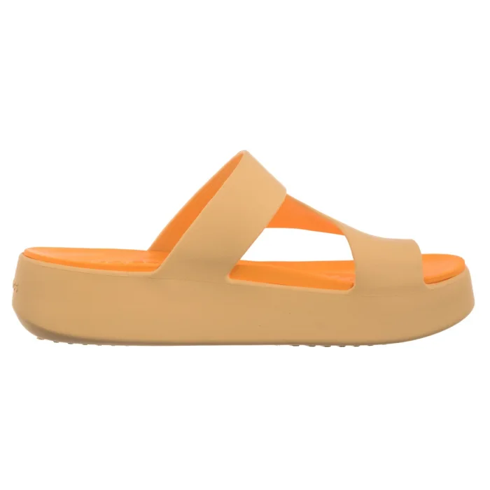 Japonki Crocs Getaway Platform Toe Loop Golden Hour 210834-78Z – zdjęcie 3