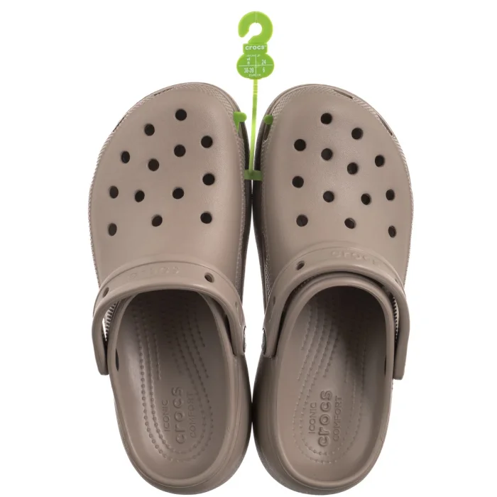 Klapki Crocs Classic Platform Clog W Taupe 206750-214 – zdjęcie 6
