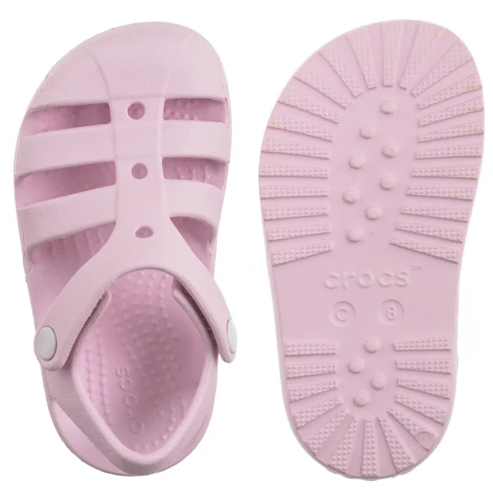 Sandałki Crocs Classic Fisherman T Pink Milk 210626-6ZW – zdjęcie 5