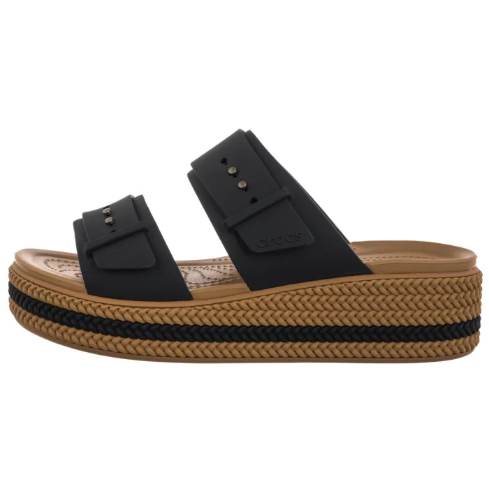 Klapki Crocs Brooklyn Woven Buckle Black 209978-001 – zdjęcie 2
