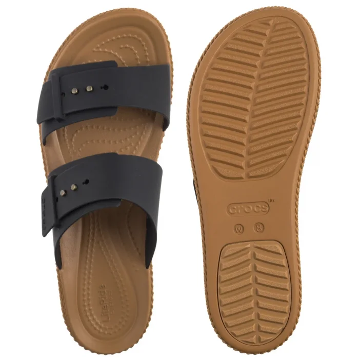 Klapki Crocs Brooklyn Woven Buckle Black 209978-001 – zdjęcie 5