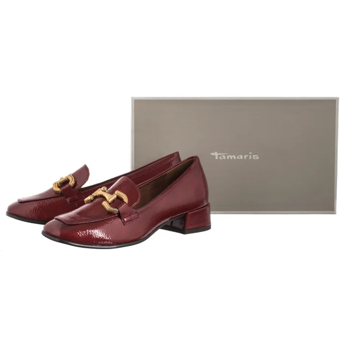 Mokasyny Tamaris Czerwone 1-24316-43 500  Red – zdjęcie 6