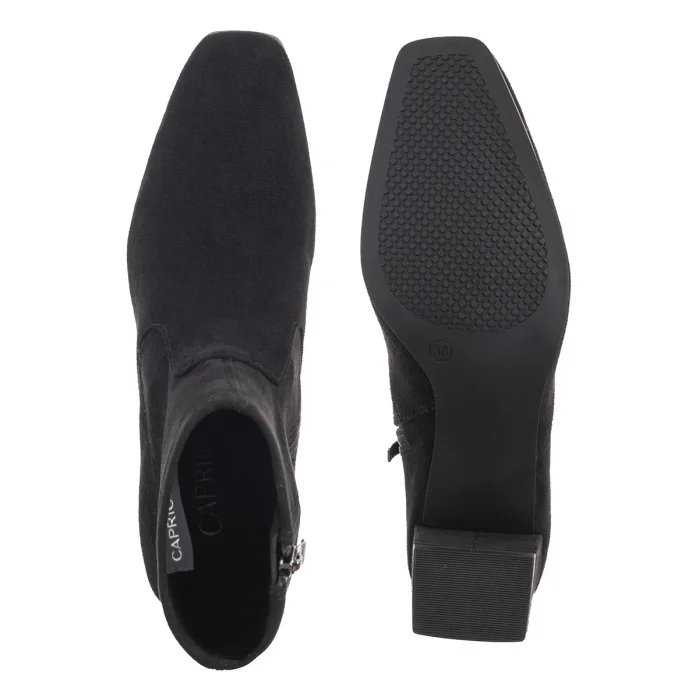 Botki Caprice Czarne 9-25354-41 044 Black Stretch Vegan – zdjęcie 5