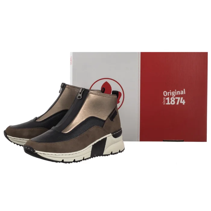 Botki Rieker Brązowe N6352-25 Brown – zdjęcie 6