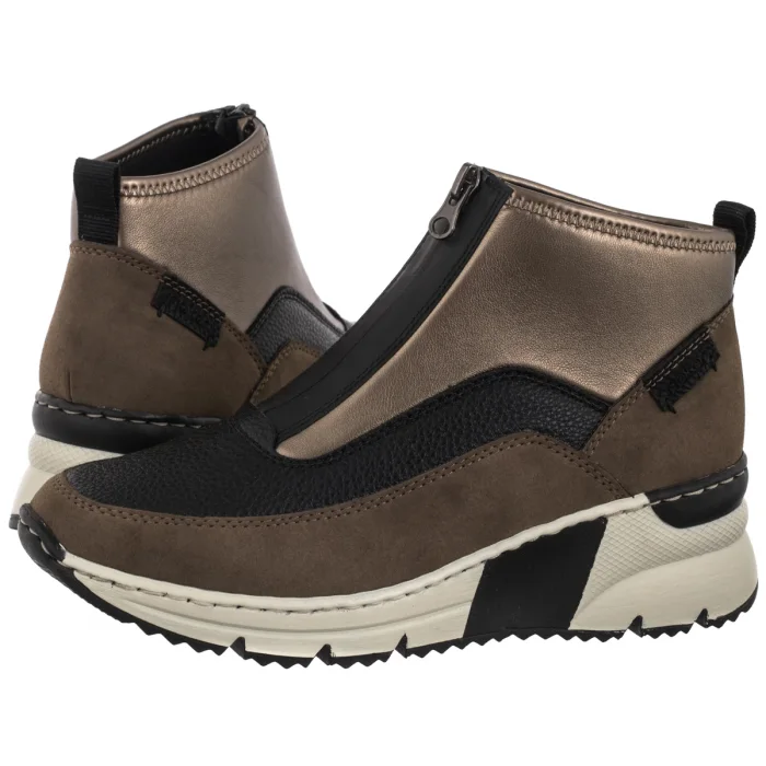 Botki Rieker Brązowe N6352-25 Brown – zdjęcie 1