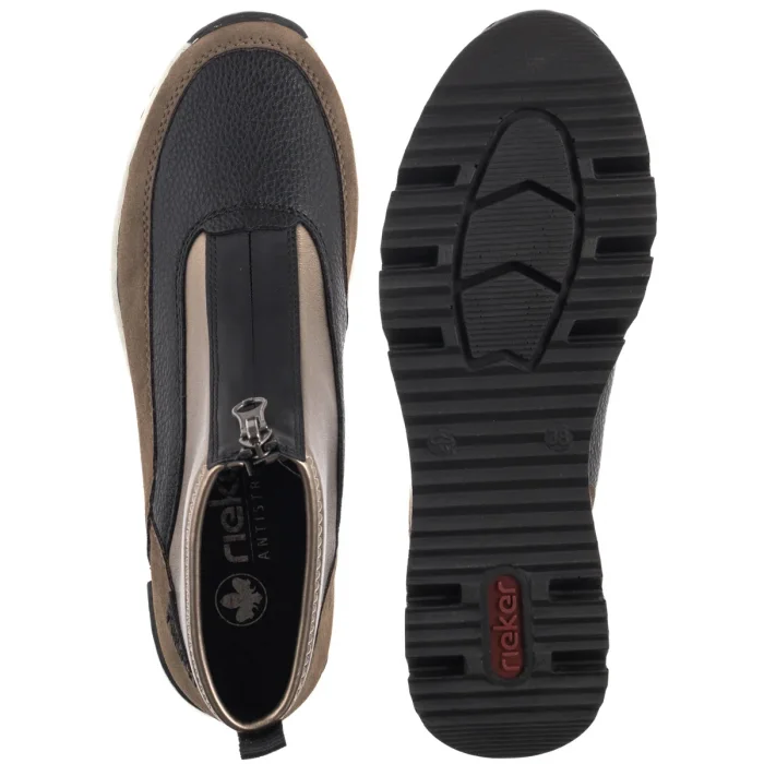 Botki Rieker Brązowe N6352-25 Brown – zdjęcie 5