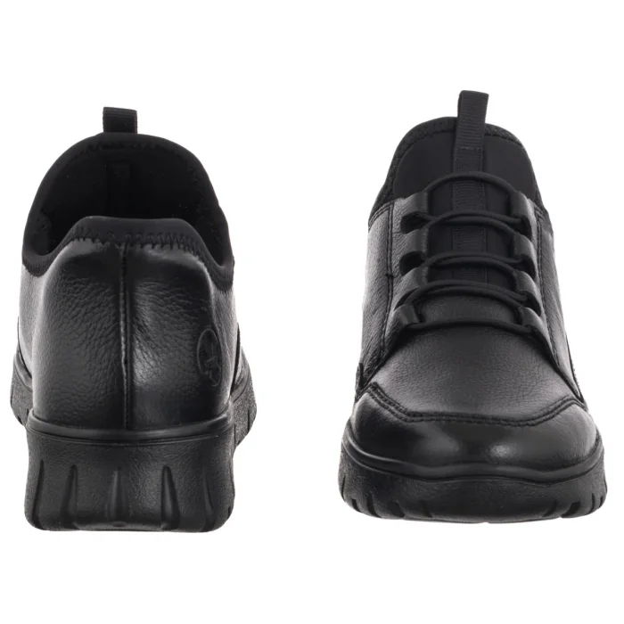 Półbuty Rieker Czarne N1357-00 Black – zdjęcie 4