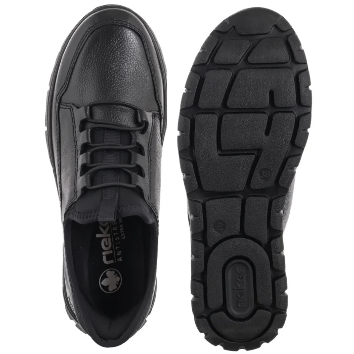 Półbuty Rieker Czarne N1357-00 Black – zdjęcie 5
