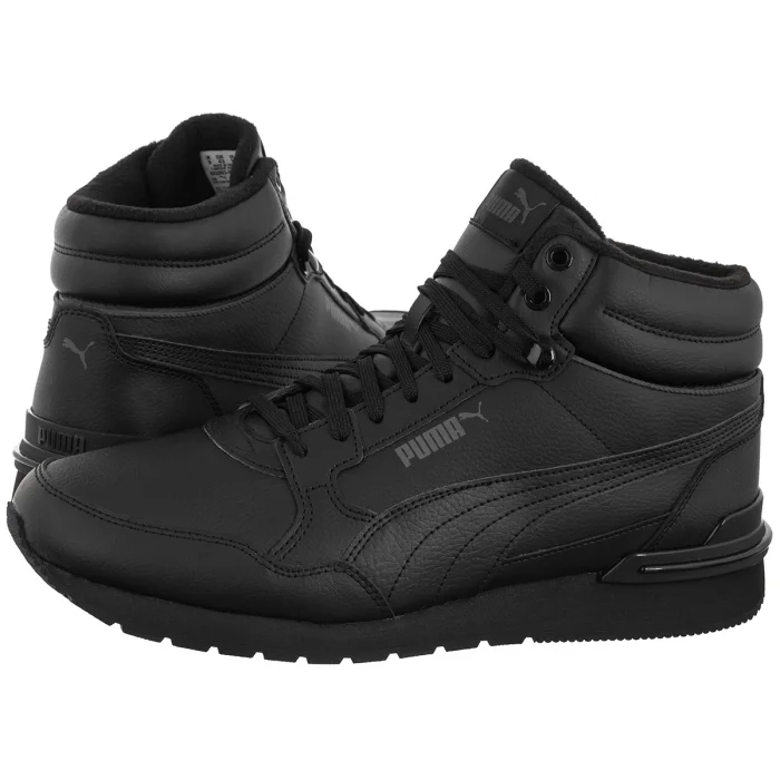 Buty Puma ST Runner v4 Mid Black - Gray 402893-01 – zdjęcie 1