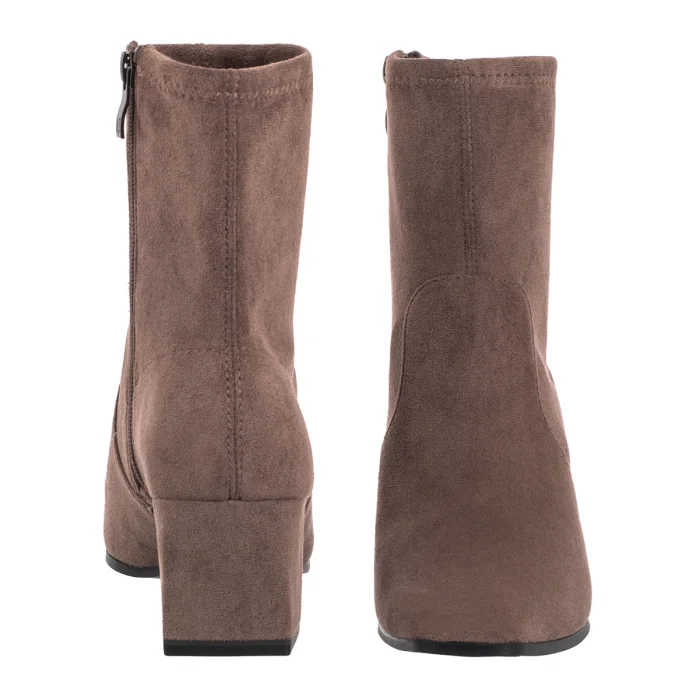 Botki Caprice Brązowe 9-25354-41 306 Cafe Stretch Vegan – zdjęcie 4