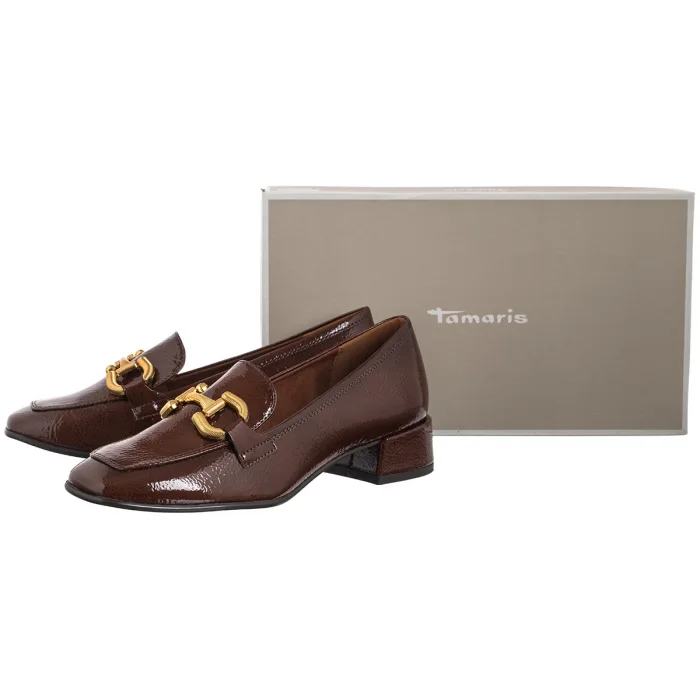 Mokasyny Tamaris Brązowe 1-24316-43 305 Cognac – zdjęcie 6