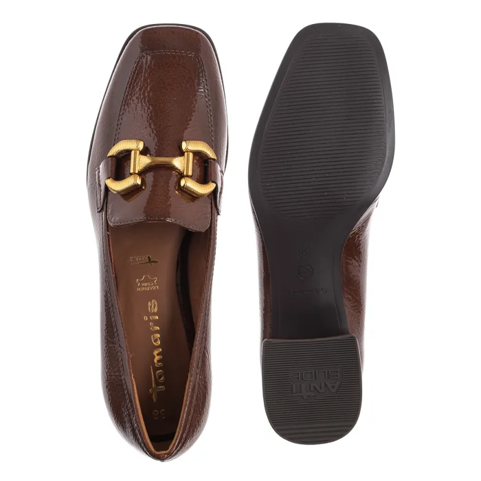 Mokasyny Tamaris Brązowe 1-24316-43 305 Cognac – zdjęcie 5