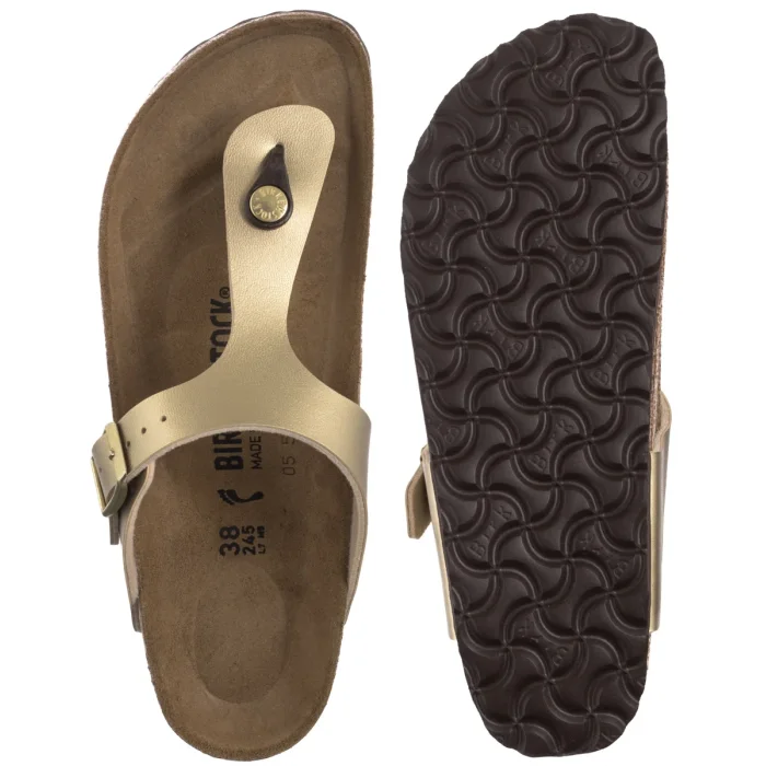 Japonki Birkenstock Gizeh BS Gold 1016109 – zdjęcie 5