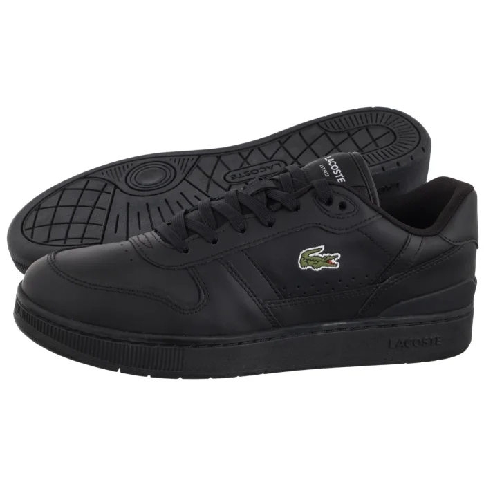 Sneakersy Lacoste T-Clip Set 224 2 Sma Blk/Blk 748SMA0031.02H – zdjęcie 1