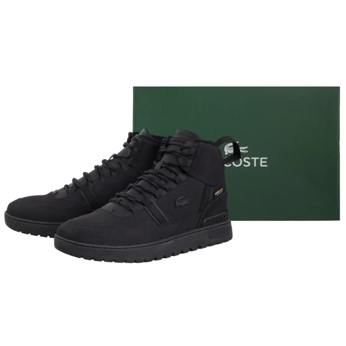 Buty Lacoste T-Clip Wntr Mid 224 1 SMA Blk/Blk 748SMA0040.02H – zdjęcie 6