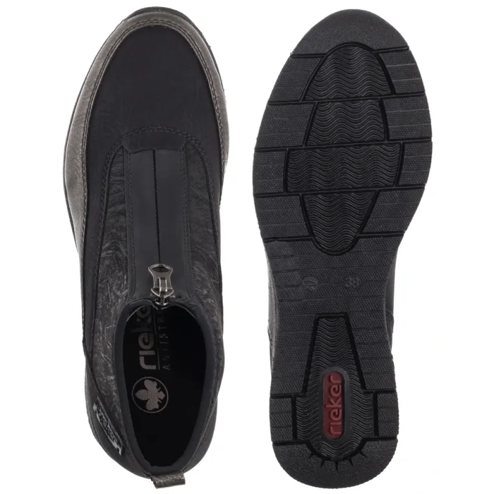 Botki Rieker Czarne N9362-01 Black Combination – zdjęcie 5