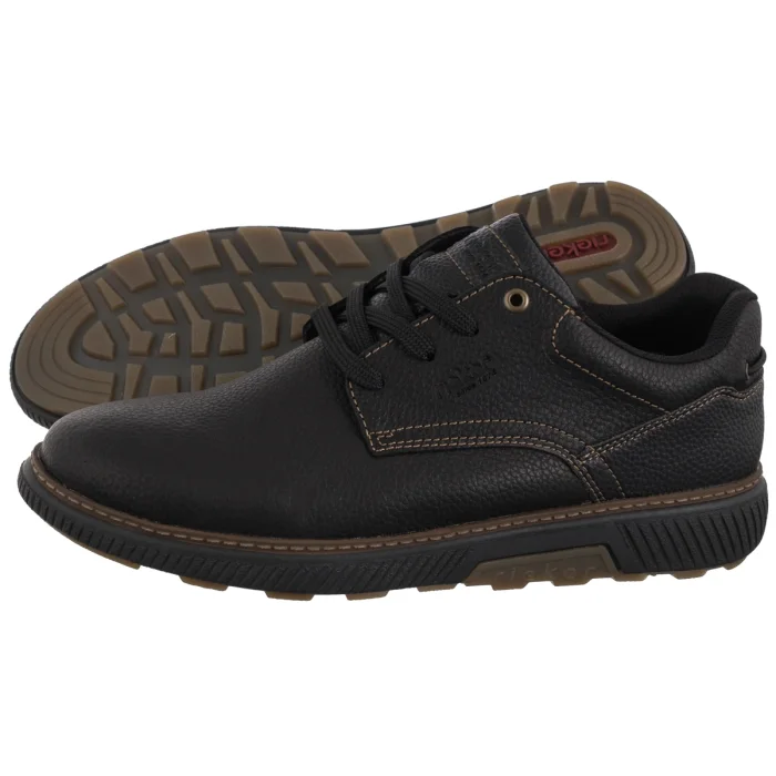 Półbuty Rieker Czarne B3313-00 Black – zdjęcie 1