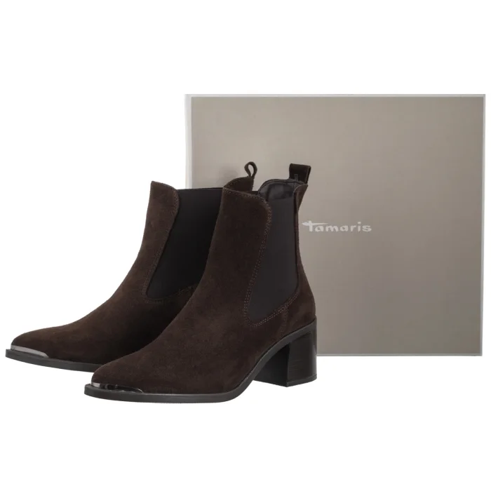 Sztyblety Tamaris Brązowe 1-25301-45 304 Mocca – zdjęcie 6