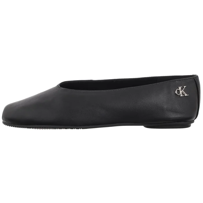Baleriny Calvin Klein Round Ballerina Lth Hardware Black HW0HW02810 BEH – zdjęcie 2