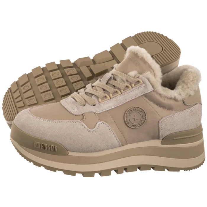 Sneakersy Big Star Beżowe OO274A214 – zdjęcie 1