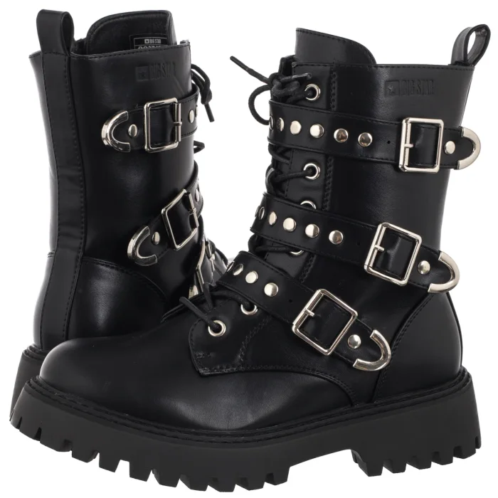 Workery Big Star Czarne OO274707 – zdjęcie 1