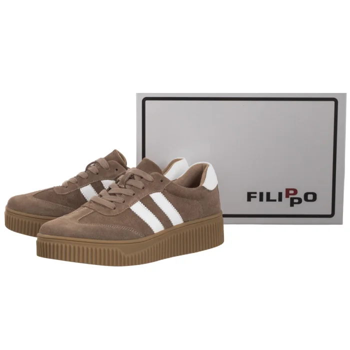 Sneakersy Filippo Beżowe DP6776/25 BE WH – zdjęcie 6