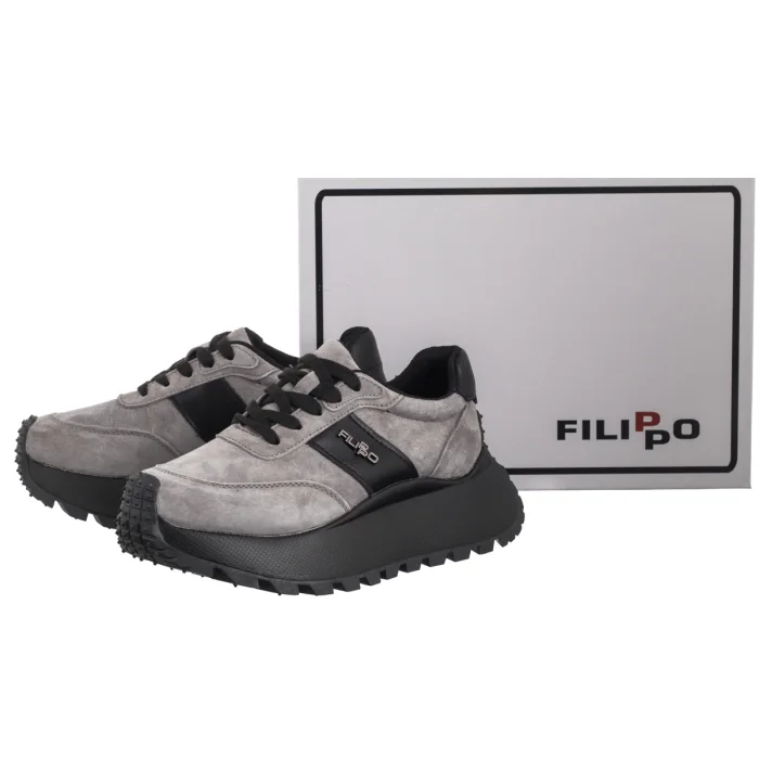 Sneakersy Filippo Szare DP6785/25 GR – zdjęcie 6