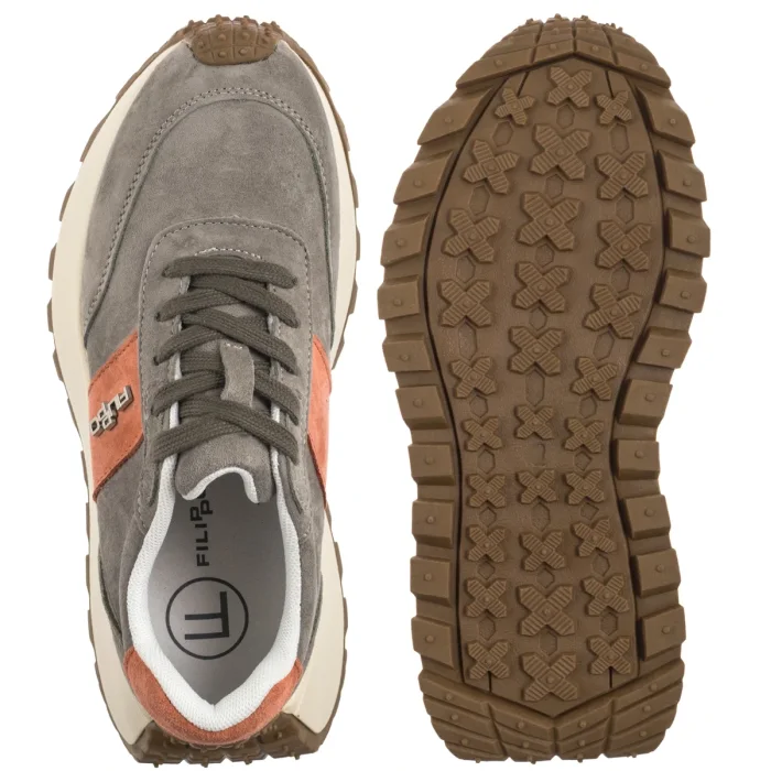 Sneakersy Filippo Khaki DP6785/25 KH OR – zdjęcie 5