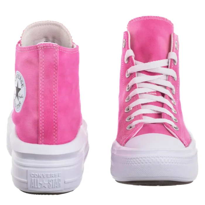 Trampki Converse CTAS Move Hi White/Chaos Fuchsia A11817C – zdjęcie 4
