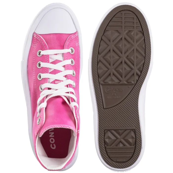 Trampki Converse CTAS Move Hi White/Chaos Fuchsia A11817C – zdjęcie 5