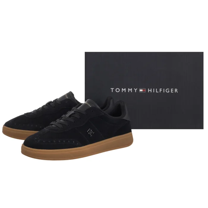 Sneakersy Tommy Hilfiger TH Heritage Sneaker Black FW0FW08822 BDS – zdjęcie 7