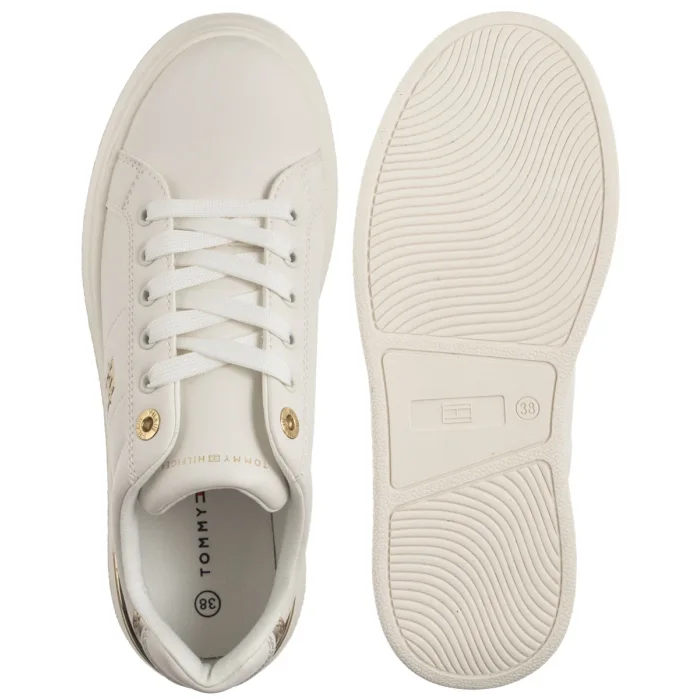 Sneakersy Tommy Hilfiger Low Cut Lace-Up Sneaker T3A9-33985-1355 530 Off White – zdjęcie 5