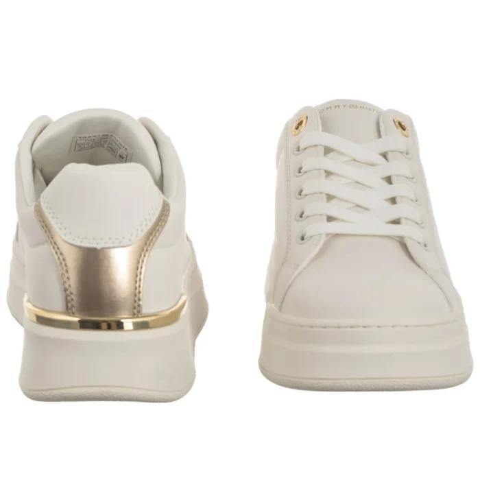 Sneakersy Tommy Hilfiger Low Cut Lace-Up Sneaker T3A9-33985-1355 530 Off White – zdjęcie 4
