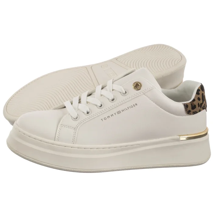 Sneakersy Tommy Hilfiger Low Cut Lace-Up Sneaker T3A9-33986-1842 A472 Off White/Beige – zdjęcie 1