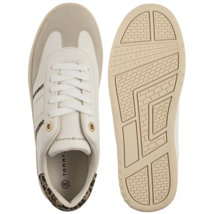 Sneakersy Tommy Hilfiger Low Cut Lace-Up Sneaker T3A9-33974-1842 A472 Off White/Beige – zdjęcie 5