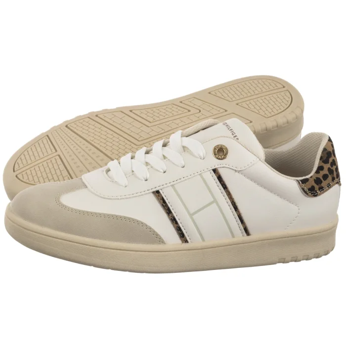 Sneakersy Tommy Hilfiger Low Cut Lace-Up Sneaker T3A9-33974-1842 A472 Off White/Beige – zdjęcie 1