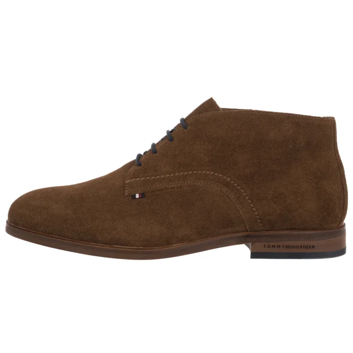 Trzewiki Tommy Hilfiger Hilfiger Dress Suede Boot Coconut Grove FM0FM05726 GVQ – zdjęcie 3