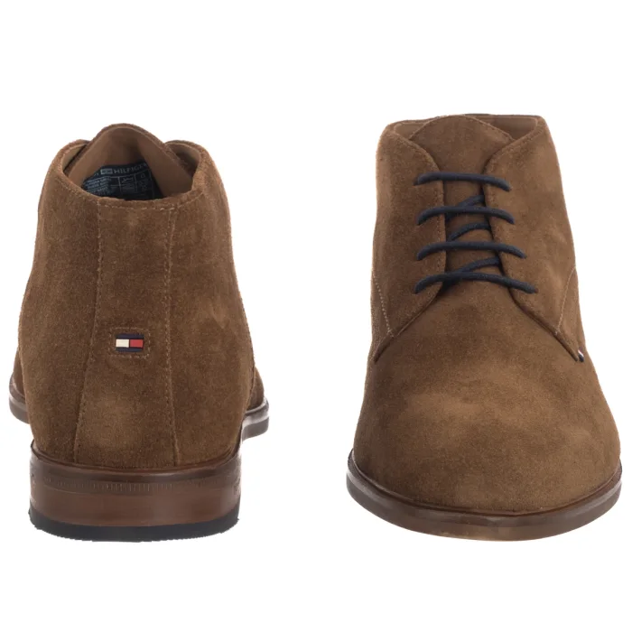 Trzewiki Tommy Hilfiger Hilfiger Dress Suede Boot Coconut Grove FM0FM05726 GVQ – zdjęcie 5
