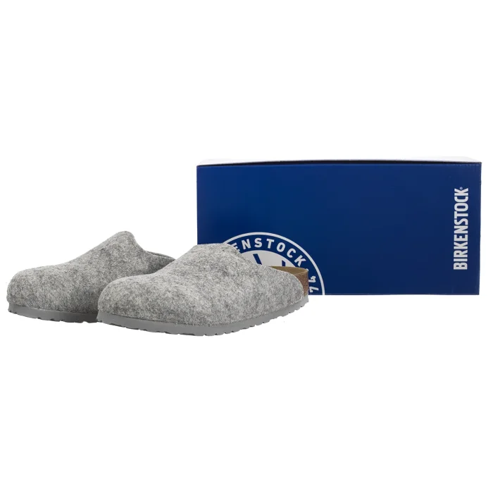 Kapcie Birkenstock Amsterdam BS Light Gray 1030194 – zdjęcie 6