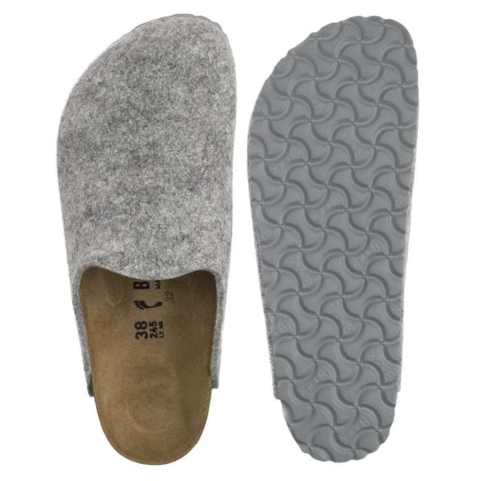 Kapcie Birkenstock Amsterdam BS Light Gray 1030194 – zdjęcie 5
