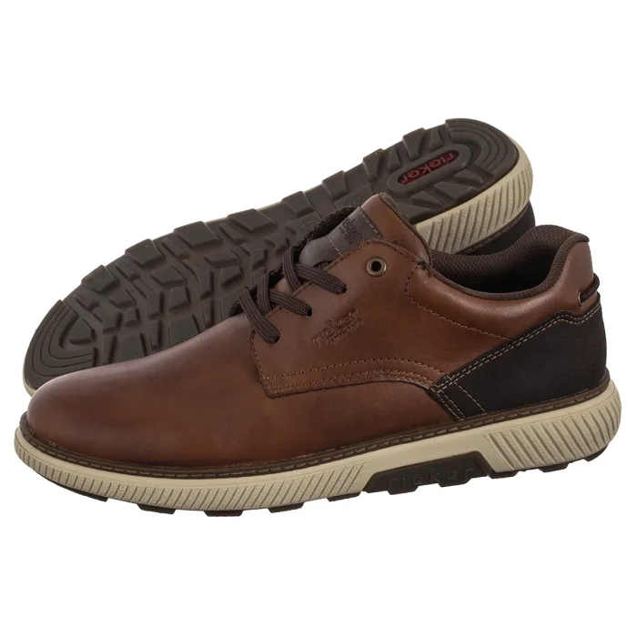 Półbuty Rieker Brązowe B3313-24 Brown – zdjęcie 1
