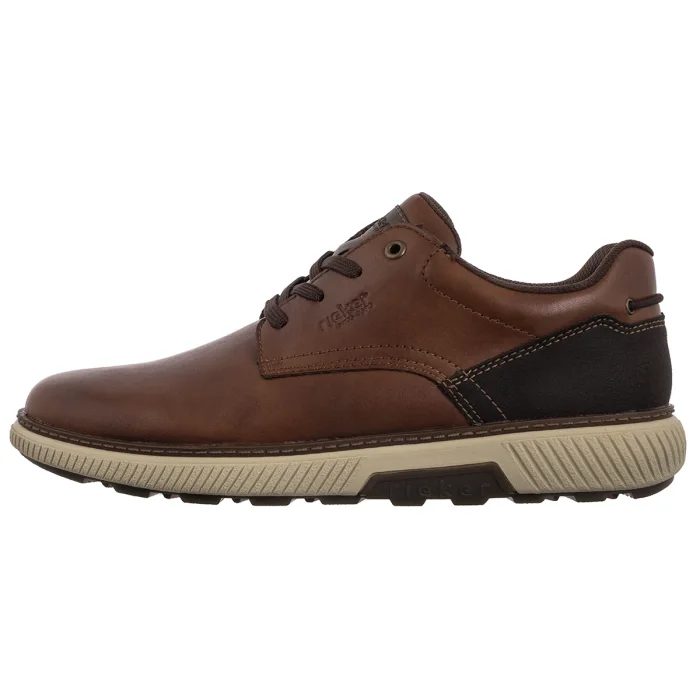Półbuty Rieker Brązowe B3313-24 Brown – zdjęcie 2