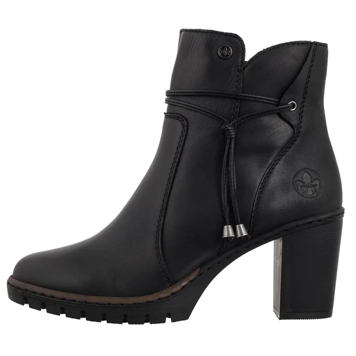 Botki Rieker Czarne Y2567-00 Black – zdjęcie 2