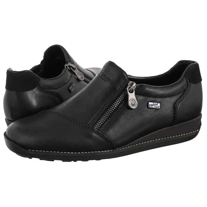 Półbuty Rieker Czarne 44265-00 Black – zdjęcie 1