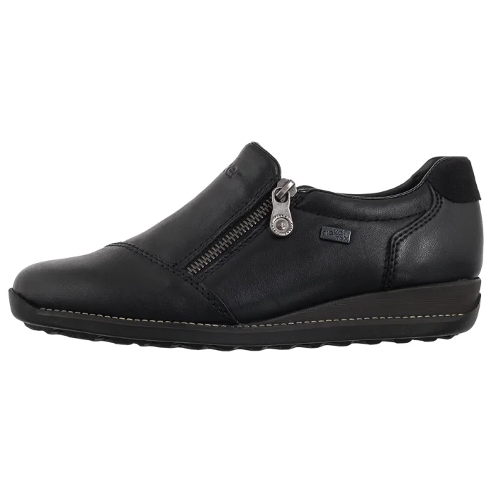 Półbuty Rieker Czarne 44265-00 Black – zdjęcie 2