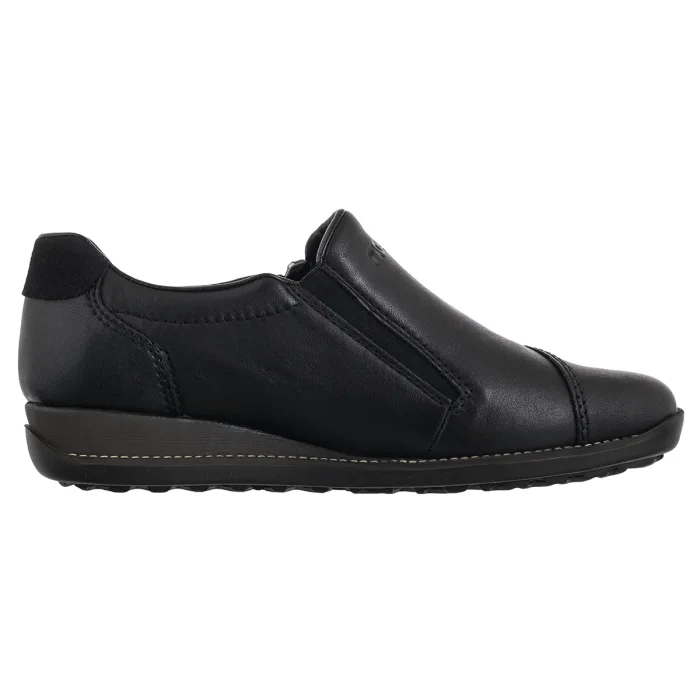 Półbuty Rieker Czarne 44265-00 Black – zdjęcie 3