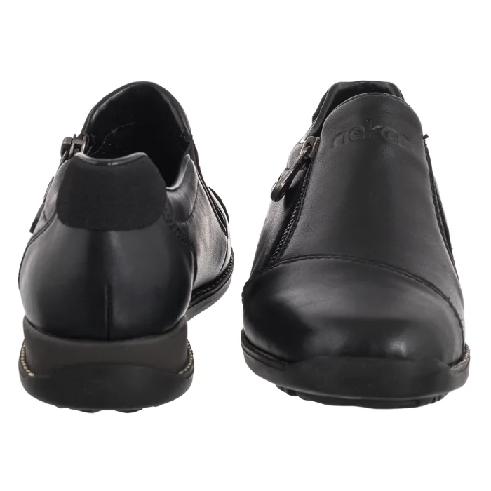 Półbuty Rieker Czarne 44265-00 Black – zdjęcie 4