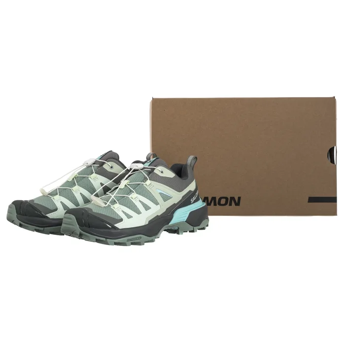 Buty Trekkingowe Salomon X Ultra 360 W Green Milieu/Urban Chic/Clearly Aqua 477395 – zdjęcie 6